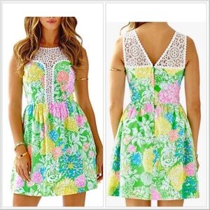 Lilly Pulitzer Raegan green dress size 4